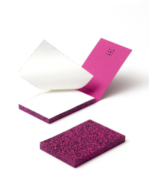 دفتر ملاحظات MUY STATIONERY Spray Splash Fuchsia ذو الغلاف الناعم A7