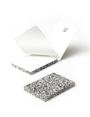 MUY STATIONERY Spray Splash White Soft Cover A7 Memo Pad Notebook