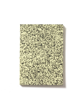 MUY STATIONERY Spray Splash Yellow Pale Soft Cover A6 Notebook