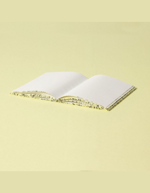 MUY STATIONERY Spray Splash Yellow Pale Soft Cover A6 Notebook