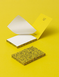 Load image into Gallery viewer, MUY STATIONERY Spray Splash Yellow Soft Cover A7 Memo Pad Notebook
