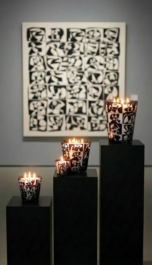 Mosaico En Ajedrez Candle 10cm