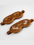 Load image into Gallery viewer, Mulberry Silk Eye Mask-Arabian Leopard
