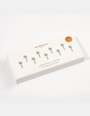 NO ADDED SUGAR Mulberry Silk Eye Mask-Palm Tree