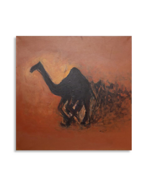 Painting Mohammed Al Shaya camel Size 60x60