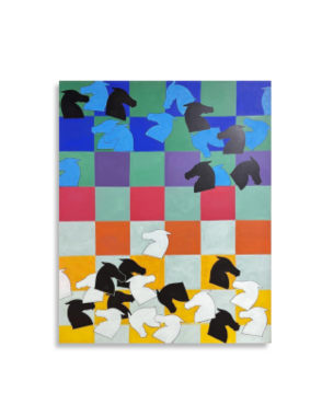 لوحة جدارية للفنان عقيل العوسي - 4 | 146×116 سم