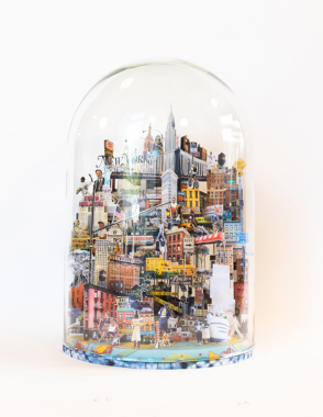 CHARLOTTE BOURRUS The Globe Map New York City - L