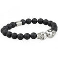 Load image into Gallery viewer, The Mortem Bracelet - Silver - M (17-18cm)
