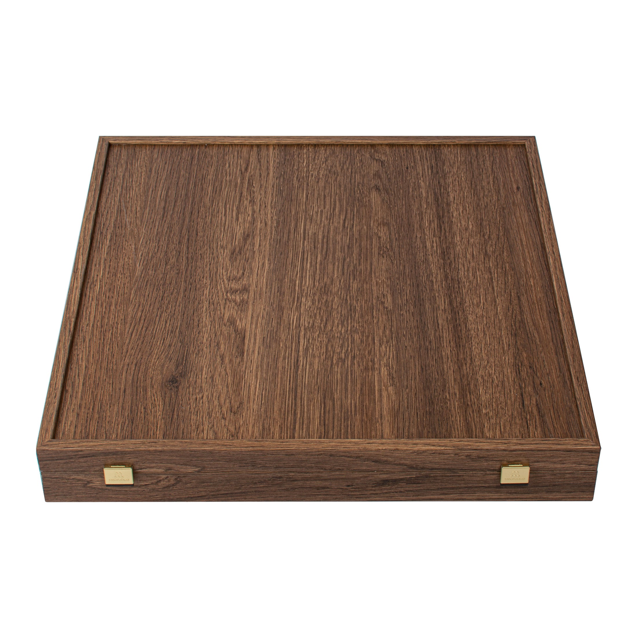 Metal Chess set with Pearl-Metal Chessmen - 44cm Chessboard in Green