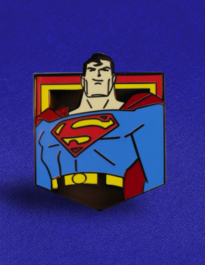 Superman pin
