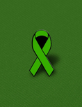 Load image into Gallery viewer, SKY PINZ Green Ribbon Pin
