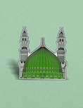 Load image into Gallery viewer, SKY PINZ Green Dome Pin

