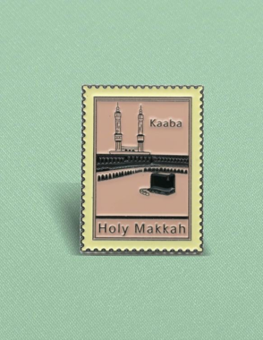AL Kaaba Postage Stamp Fridge Magnet