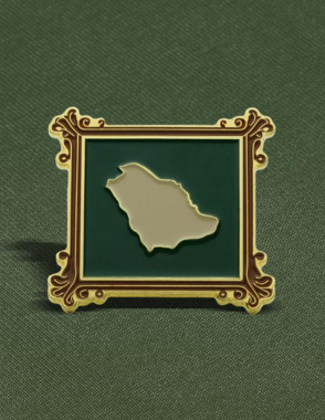 SKY PINZ Kingdom Map Art Painting Pin