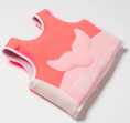 Load image into Gallery viewer, SUNNYLIFE Melody the Mermaid Swim Vest 3-6 Neon Strawberry
