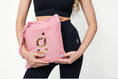 Load image into Gallery viewer, Travel Yoga Mat Set - Foldable Mat (Floral)
