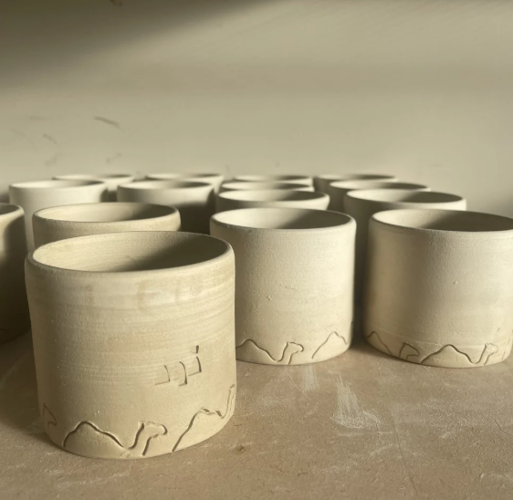 OTTA Hand Made Dhud cup camel retuning symbol