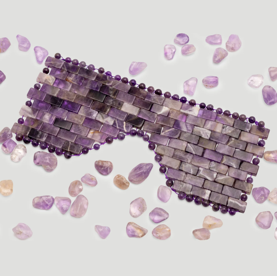 YOGIKOR Crystal Eye Masks - Amethyst