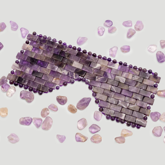 YOGIKOR Crystal Eye Masks - Amethyst