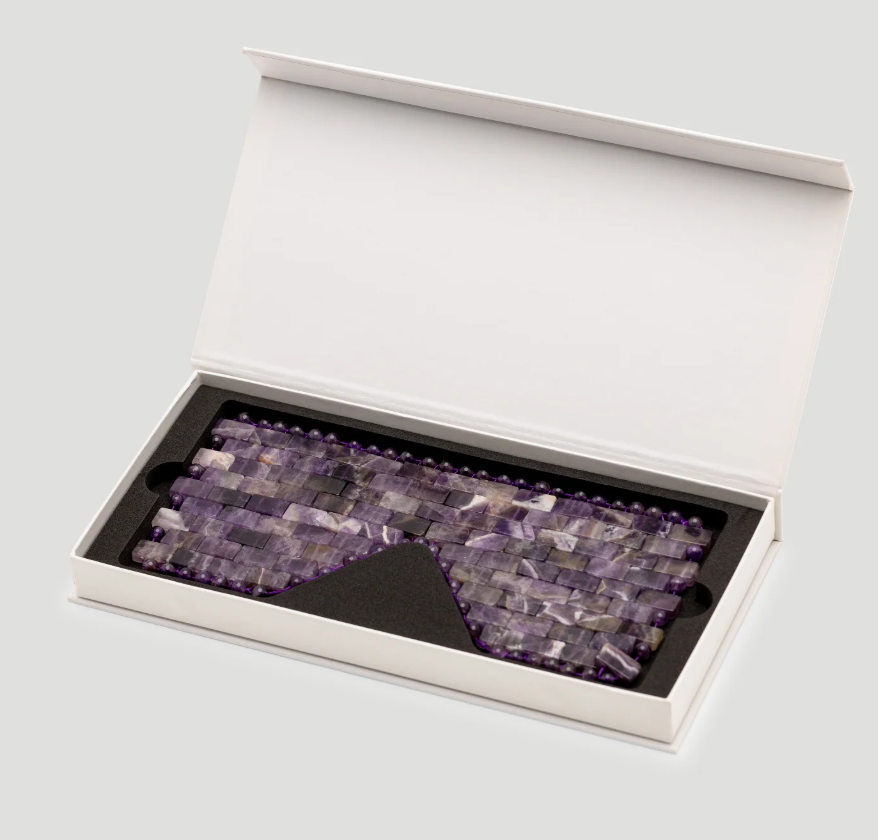 YOGIKOR Crystal Eye Masks - Amethyst