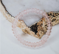 Load image into Gallery viewer, LINDEZA Rose quartz hand made faceted bracelet
