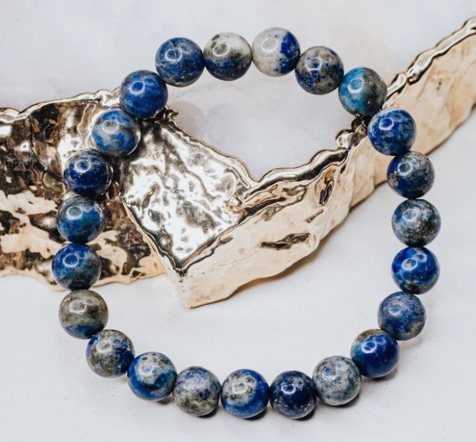 Lapis Lazuli beaded bracelet
