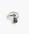 Load image into Gallery viewer, LINDEZA Citrine - Pyrite double ring
