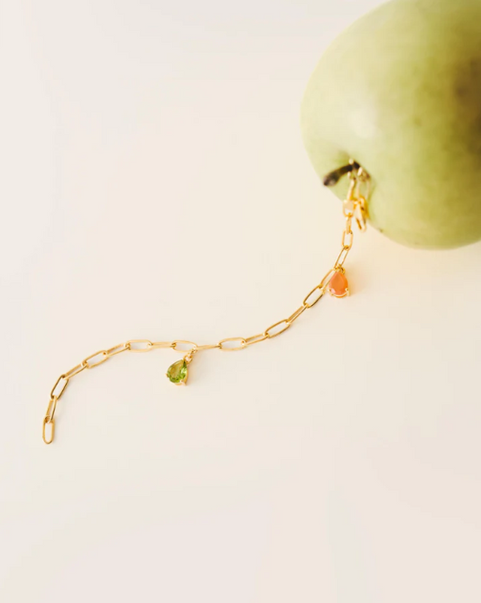 SUCCESS 18K bracelet Carnelian Peridot