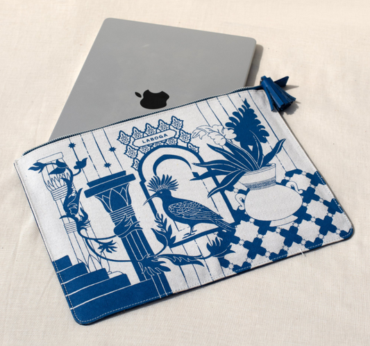 LABOGA Huda clutch Blue