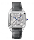 Load image into Gallery viewer, CARTIER Santos Dumont Platinum Skeleton Movement Steel 31 mm
