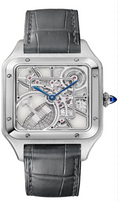 Load image into Gallery viewer, CARTIER Santos Dumont Platinum Skeleton Movement Steel 31 mm
