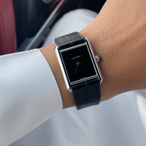 CARTIER WW Tank with Black Dial