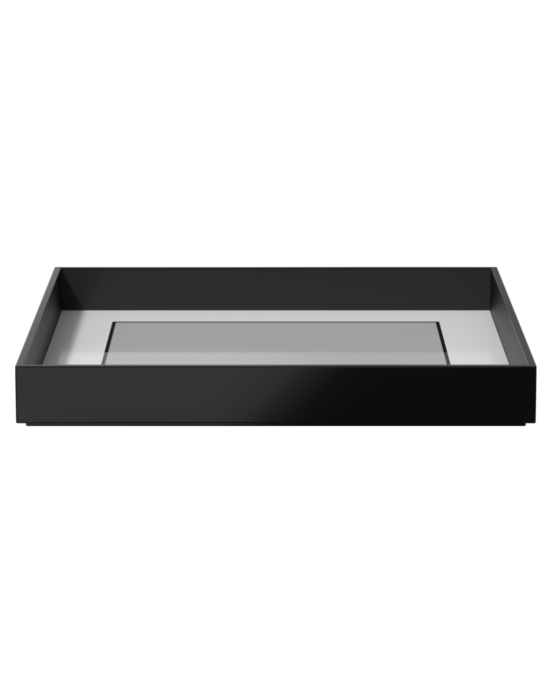 Optical Art Lacquered Square Tray-L