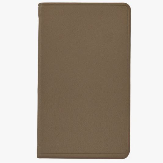 GRAPHIC IMAGE 2025 5inch Pocket Datebook - Taupe Traditional Leather