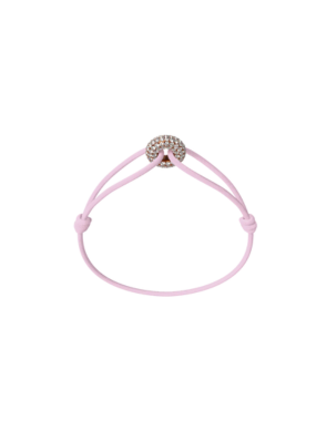 WECORD Mini Rose Soho Pave - Light Pink Cord