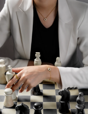 WECORD Mini Gold Soho Pave Chain