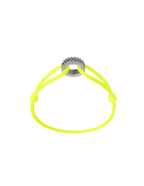 WECORD Regent Bracelet with Neon Yellow Cord