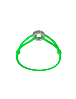 WECORD Regent Bracelet with Neon Green Cord