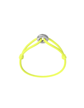 WECORD Silver Soho with Neon Yellow Cord
