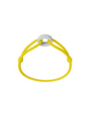 WECORD Snow Regent Bracelet with Yellow Cord