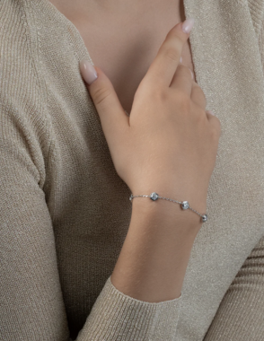 WECORD Unity Bracelet 5 motifs Silver