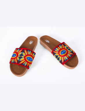 WOOLEN STOCK Amaros Sunrise Serenade Sandals Size 37