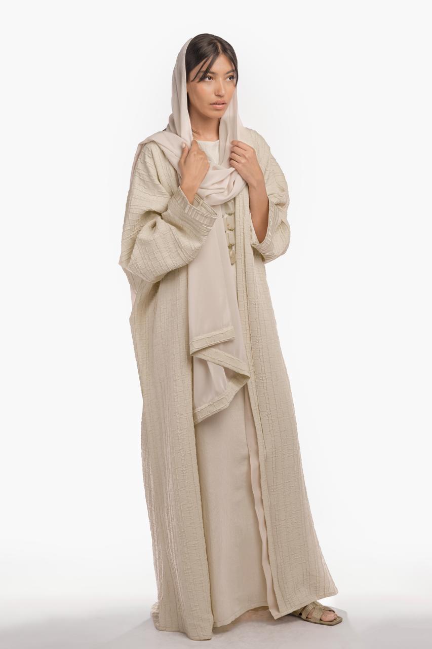 BRIOLETTE Abaya White - Size - 57