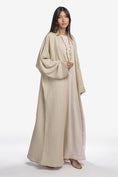 Load image into Gallery viewer, BRIOLETTE Abaya White - Size - 57
