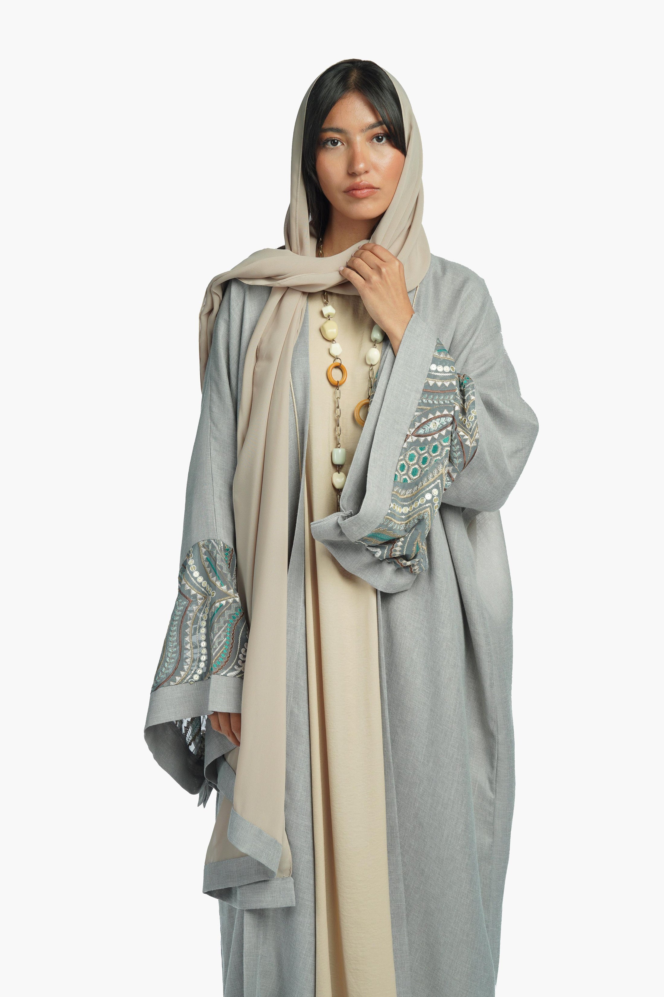 BRIOLETTE Abaya Turquoiuse - Size - 58