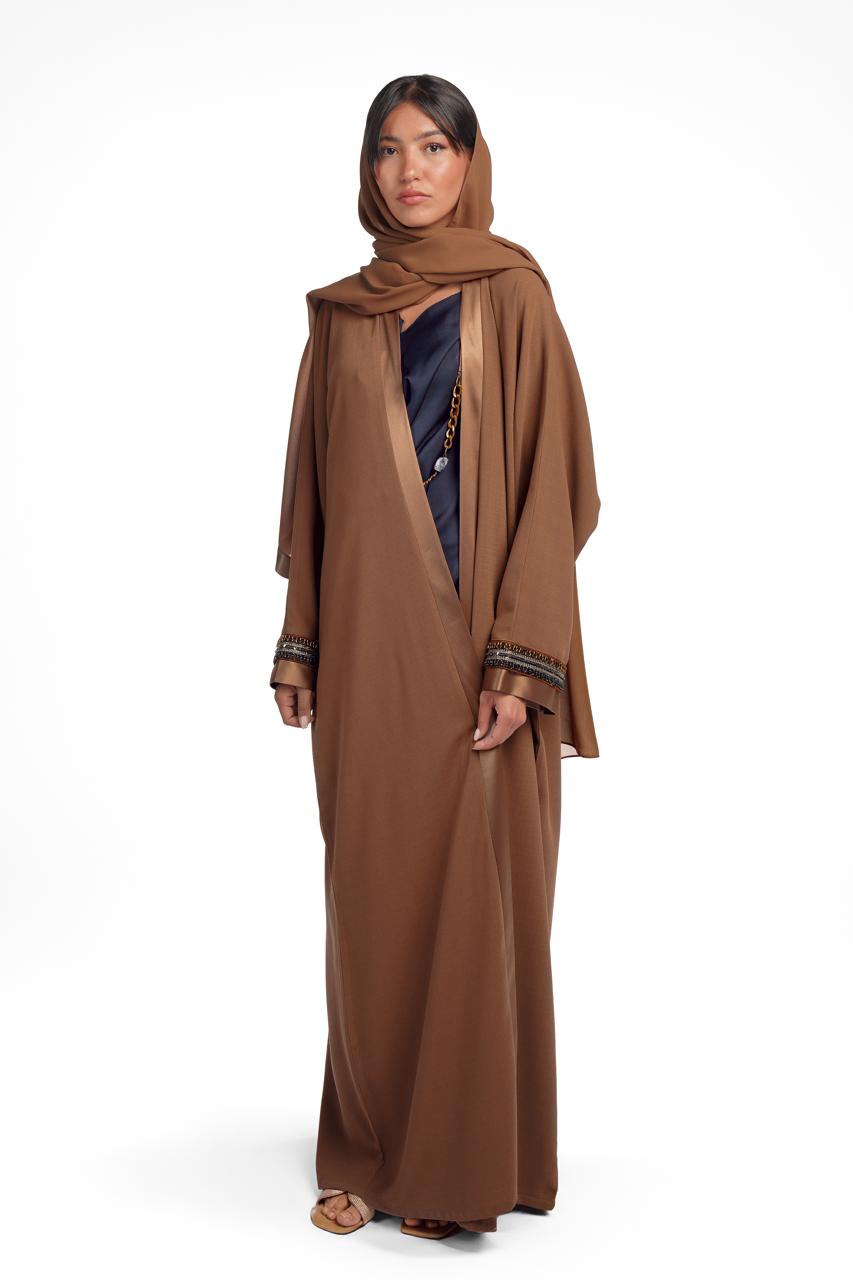 BRIOLETTE Abaya Coffie - Size - 58