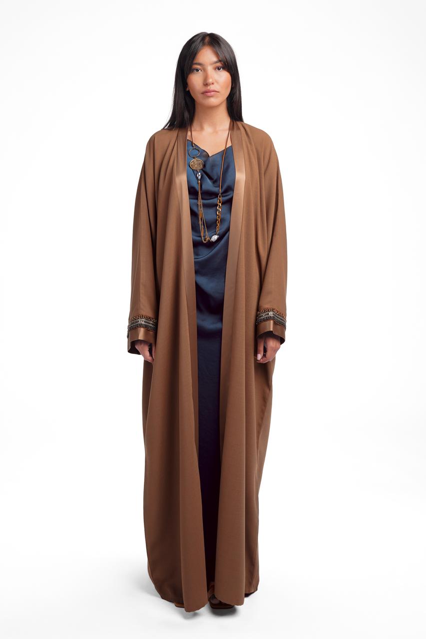BRIOLETTE Abaya Coffie - Size - 58