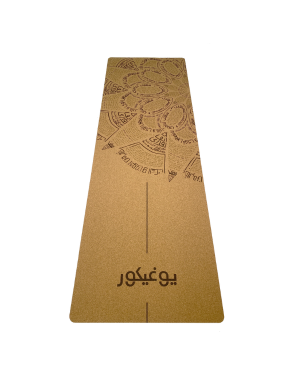 YOGIKOR Arabic Affirmations Cork Mat