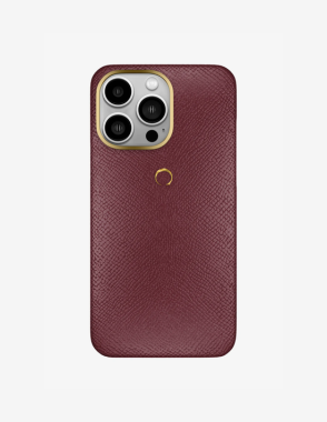 ZOLLO FRANCE Burgundy Case for iPhone 15 Pro Max