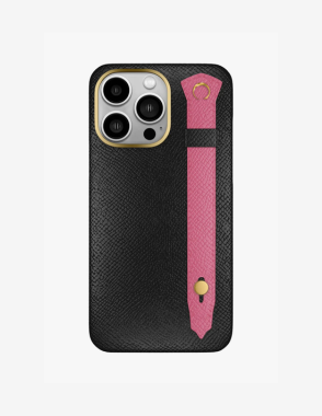ZOLLO FRANCE Pink and Black Case for iPhone 15 Pro Max